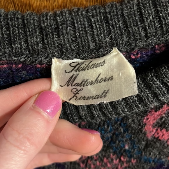 Vintage wool fair isle sweater - Picture 2 of 6